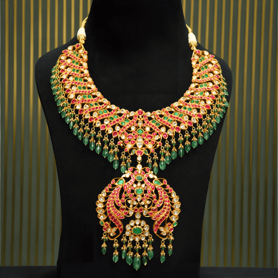 Royal Kundan Polki Collar Choker — Siddhivinayak Jewellers